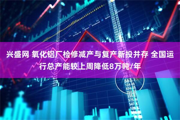 兴盛网 氧化铝厂检修减产与复产新投并存 全国运行总产能较上周降低8万吨/年