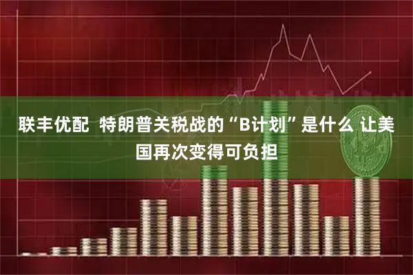 联丰优配  特朗普关税战的“B计划”是什么 让美国再次变得可负担