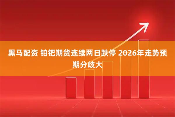 黑马配资 铂钯期货连续两日跌停 2026年走势预期分歧大